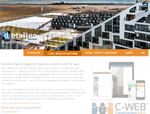 Tablet Screenshot of detaljen.dk